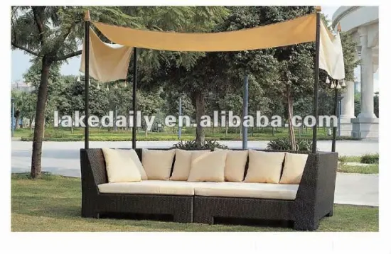 outdoor lounger wicker sun bed