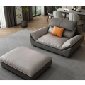 Sofá de esquina premium Cama en cuero en cuero