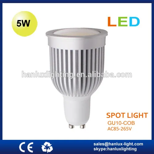 5W 400LM base GU10 TUV CE ROHS report LED down light