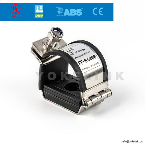 Cleat kabel tunggal listrik dengan lsf pad 130ka puncak/50ka rms