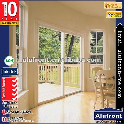 AS2047 aluminum commercial Heavy duty large stacking sliding glass doors