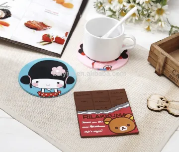 square/round silicone cup mat