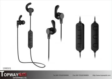 Anti-dropping sports bluetooth Earphone with magnet suction