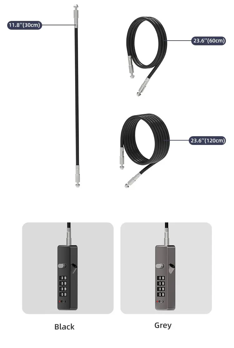 8 cable lock