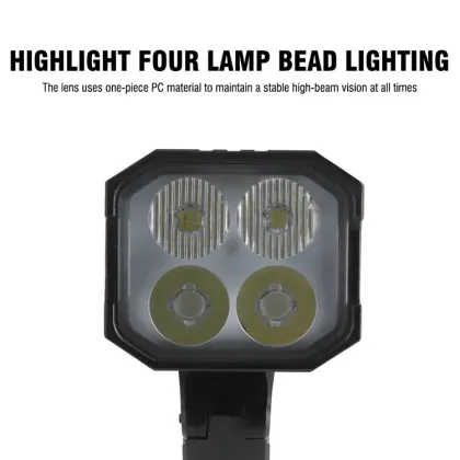 Waterproof Bicycle Headlight: Outdoor Night Riding Equipment Accessory