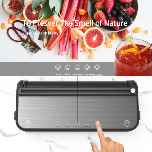 Vacuum Sealer with Roll Holder For Food Storage