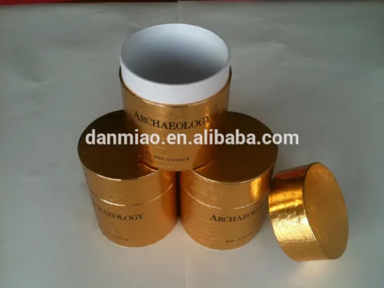 Gold packaging tube for comestic