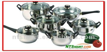 12 pcs American Style Stainless Steel Kitchenware Set