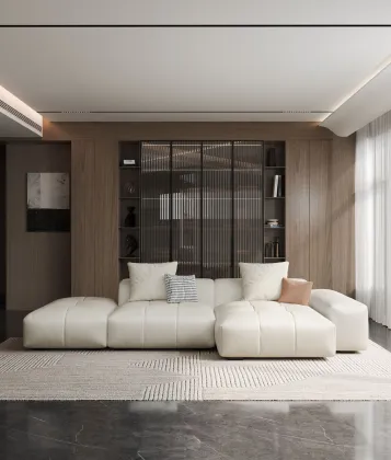 Lazy Sectional Floor Sofa Set