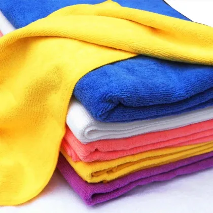 Quick Dry Warp Knitting Microfiber Face Towel