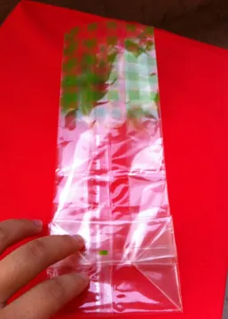 Transparent Opp Flat Bottom Bag , Chocolate Square Bottom Bags