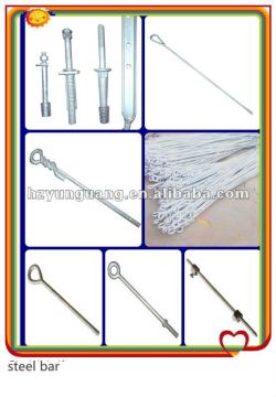 steel rebar draw bar deformed reinforced steel bar steel base steel shank cable hardware fitting electric power fitting