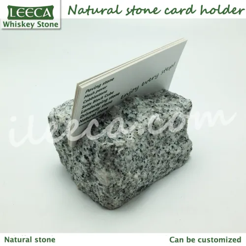 Deck Accessories Natural Stone Business Card Holder, High Quality Deck