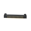 Short ear buckle black Box Header 1.27mm