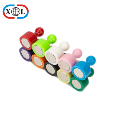 Push Pin Pin Magnetico colorato frigorifero in plastica