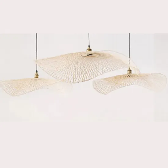 Custom Indoor Rattan Pendant Light for Projects
