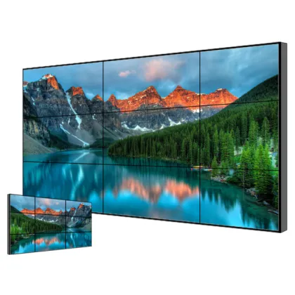 4K LCD Panel Display Splicing Screen for Advertising - 2x2, 2x3, 3x3 Configurations