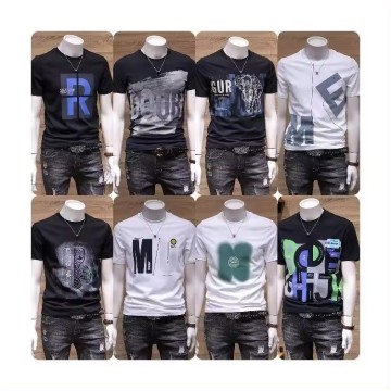 2024 Hot Custom Polyester Cotton Blend T-Shirts for Men - High Quality Graphic T-Shirts