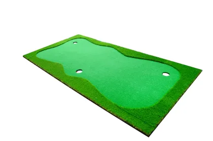 Golf Putting Green Turf Mat On Concrete