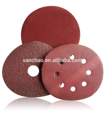 125mm Abrasive Velcro Discs/Velcro Abrasive Disc/Round Velcro Disc