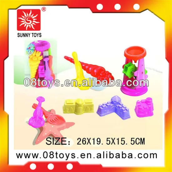 Plastic sand beach barrel toys