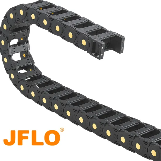 JEZ Cable Chain and JFLO Energy Cable Chain - FULL CLOSED TYPE CABLE TRAY