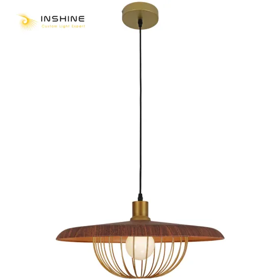 INSHINE Drop Wooden Pendant Lights