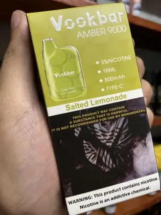 Kuala Lumpur Wholesale Vookbar Amber 9000 Puffs Vape