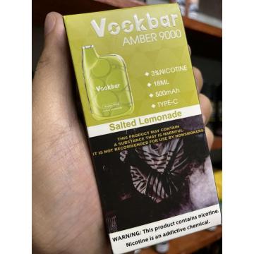 Kuala Lumpur 도매 Vookbar Amber 9000 Puffs Vape