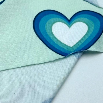 Dty en polyester étirement imprimé en jersey tissu