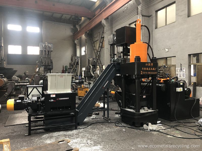 Hydraulic Scrap Metal Copper Chips Briquetting Press