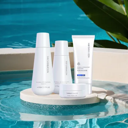 Oily Skin Care Set for Sensitive Skin: Beauty Products and Cosmetics