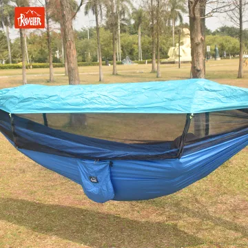 Custom 70D Parachute Nylon Hammock Tent with Logo for One Person