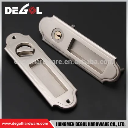 Popular sliding door locks for wooden doors hidden sliding door key lock
