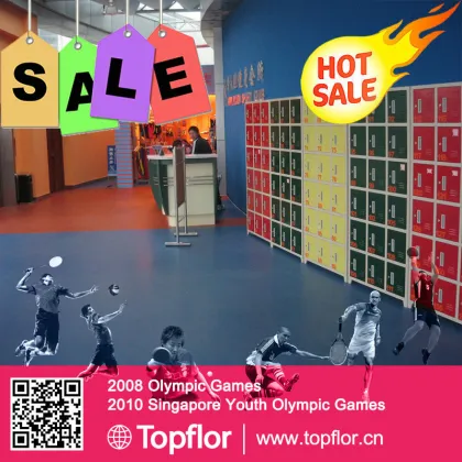 Fitness gym pvc flooring athletic mats Vinyl gym mats flooring