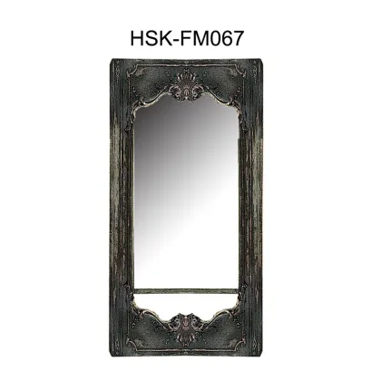 Artistic hand carved Rectangle Shape and Full length dressing Framed Mirrors,Bath Mirrors Type wall mirror