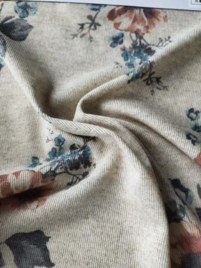 Polyester Rayon Span Print Hacchi Jersey