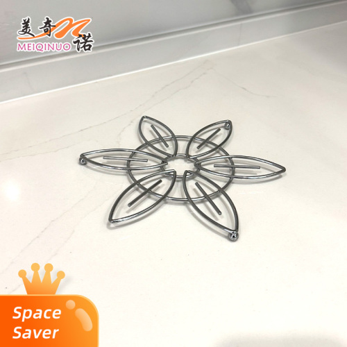 Tapete de vaso em forma de flor de seis pétalas