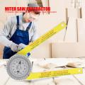 Measuring Tools Calibration Miter Saw Protractor Finder Angle Finder Miter Gauge Goniometer Angle Finder Arm Measuring Ruler