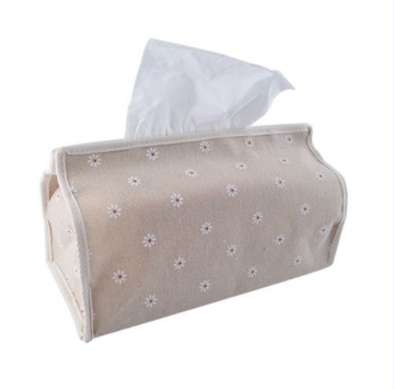 GW1 Fashion Foldable Fabric Canvas Cloth Tissue Box Holder