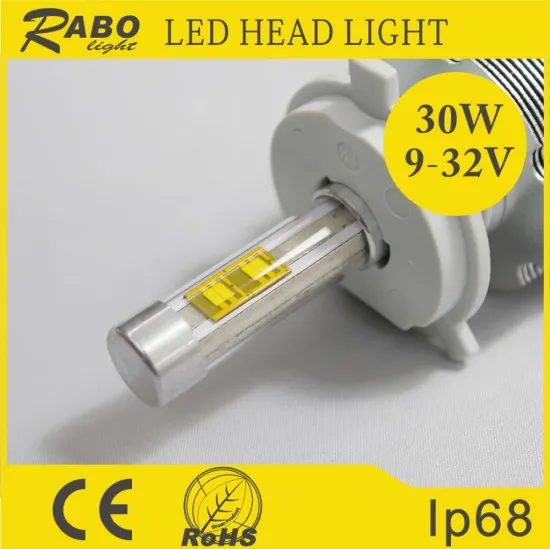 30w 12v 24v auto car led head lights lamp 9006 9004 car h4 led headlight h7 h11 angel eyes carled motorcycle headlight