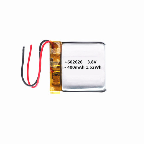 Şarj Edilebilir Lityum Piller 400mAh 3.7V 602626 CB Sertifikalı Pil