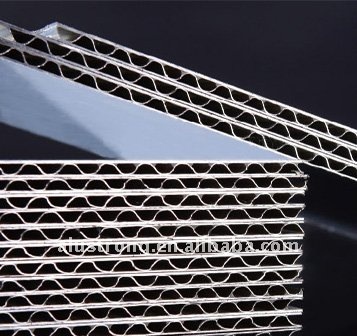 Aluminum Corrugated Panel, wave structure on core