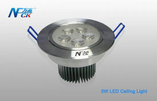 Embedded 5w 240v 400lm Led Ceiling Light, 5000k Led Ceiling Lamp