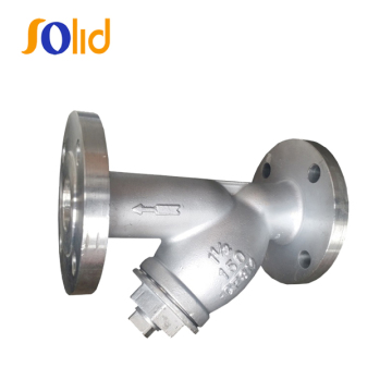 ANSI A216 WCB / Kohlenstoffstahl / Stahlguss / CF8 / Edelstahl SS304 Y Sieb 150LB