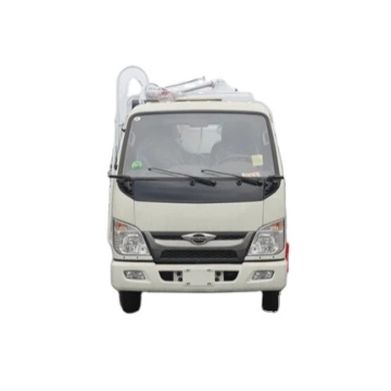 Mini 4x2 5CBM Compression Garbage Truck with Belt Side Hanging Barrels