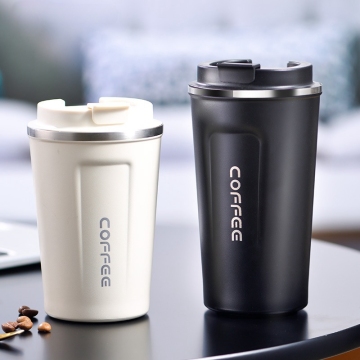 Stainless Steel Coffee Cups with Lid - Wholesale Promotional Gifts