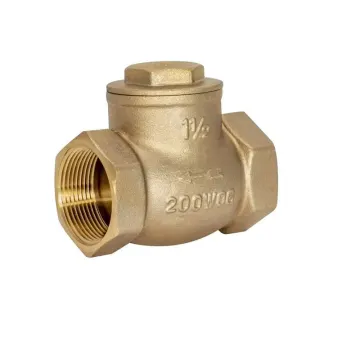 OEM Swing Type brass Check Valve Backflow Prevention Lead Free 1/2 in FIP Connections Cast Brass