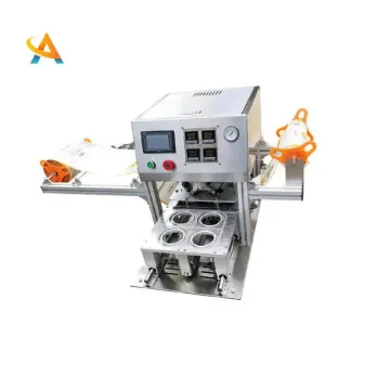 China Manufacturer Continuous Food Pneumatic Aluminum Foil Plastic Bag Heat Sealing Machine