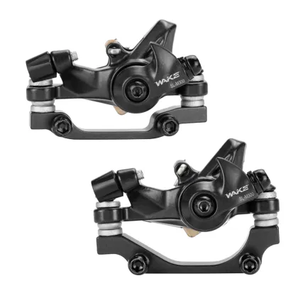 WAKE Bicycle Mechanical Brake Calipers - Aluminum Alloy Front and Rear Brakes with Pads